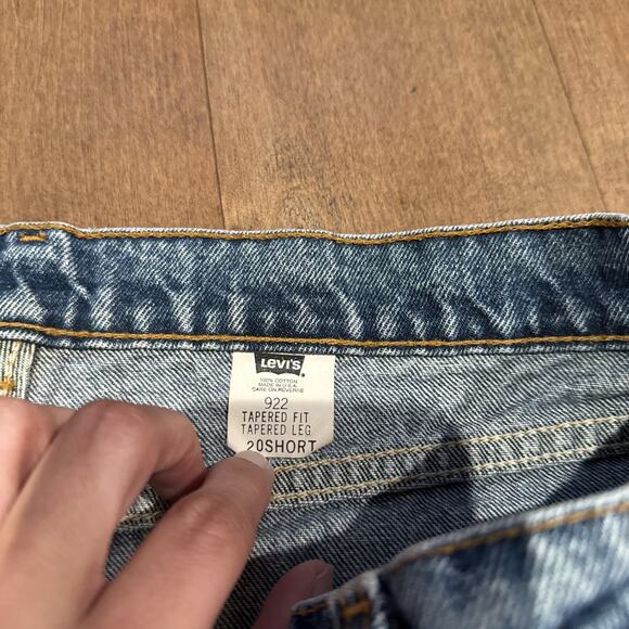 Vintage Levis Orange Tab Jeans Womens 20 Short Tapered Leg 9922 - Picture 2 of 4